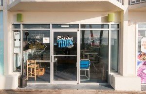 Outside of rising tides bar