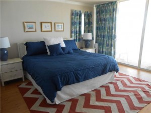 Bedroom in a suite at the resort